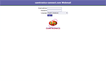 Tablet Screenshot of mail.camtronics-connect.com