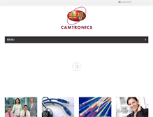 Tablet Screenshot of camtronics-connect.com